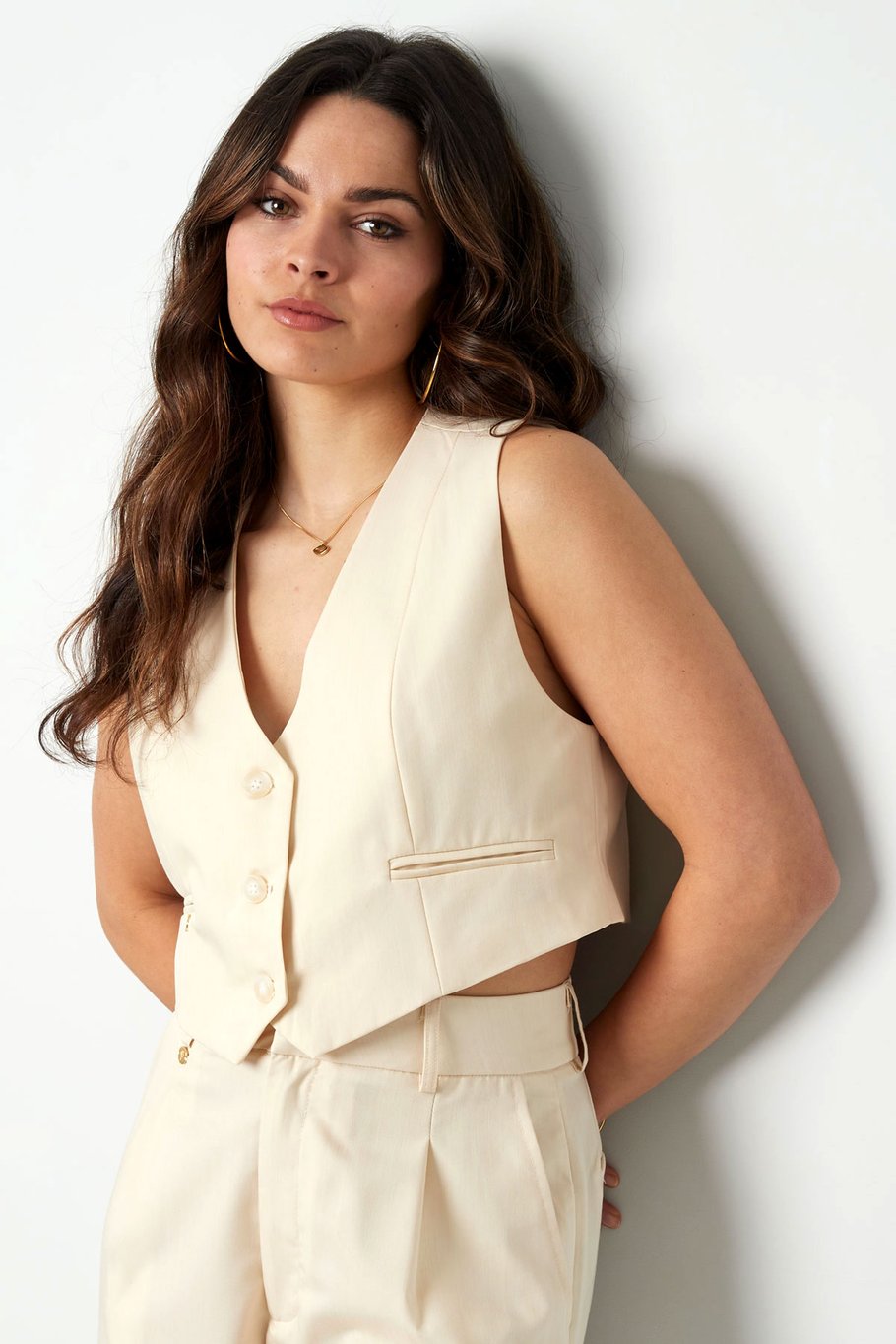Chaleco corto - off-white Imagen12